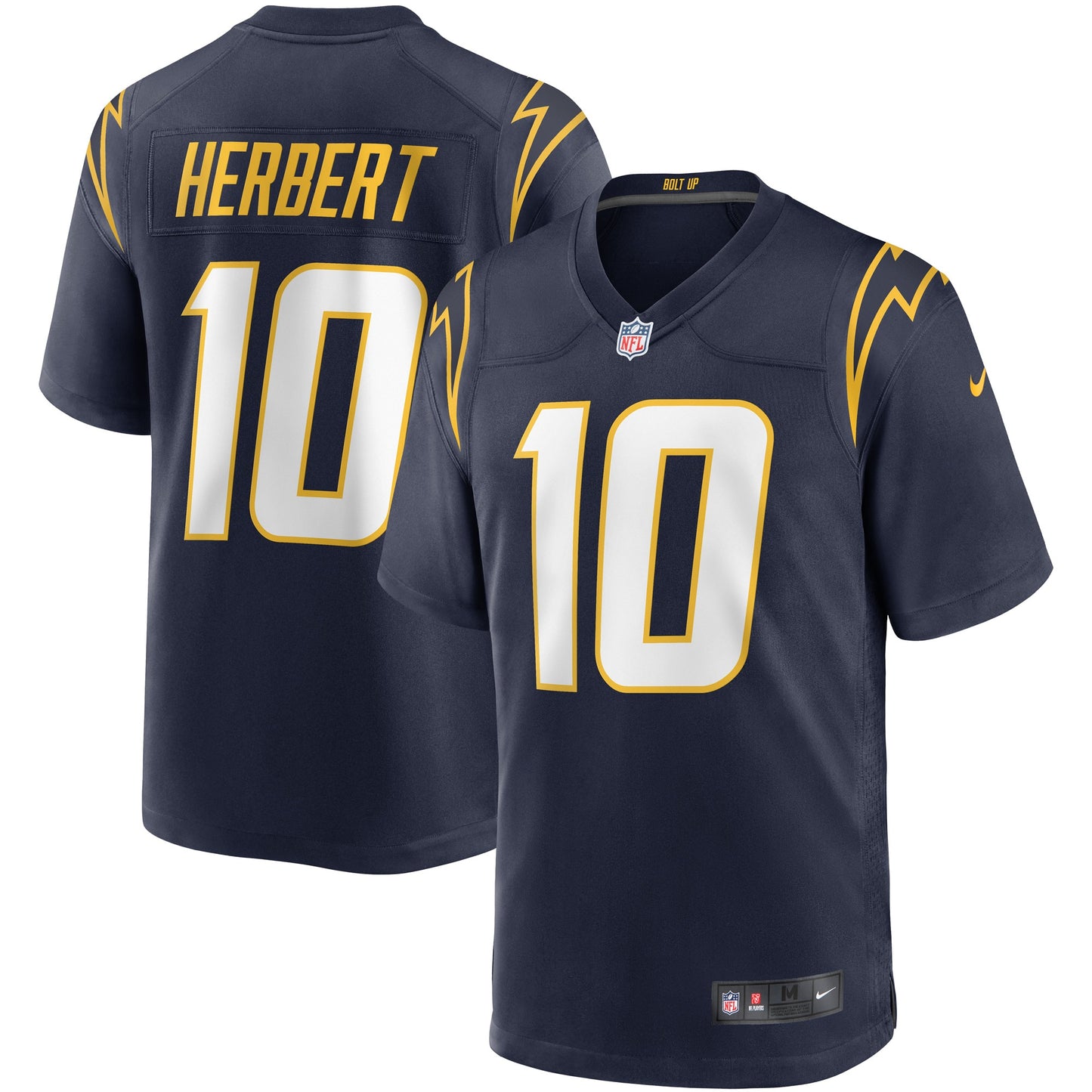 Justin Herbert Los Angeles Chargers Nike Game Jersey - Navy