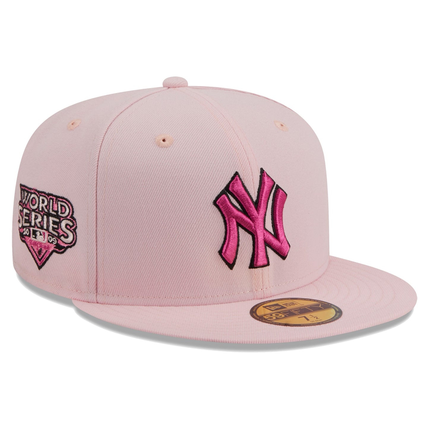 New York Yankees New Era 2009 MLB World Series 59FIFTY Fitted Hat - Pink