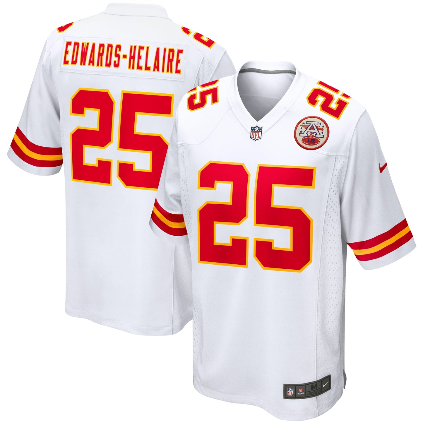 Clyde Edwards-Helaire Kansas City Chiefs Nike Game Jersey - White