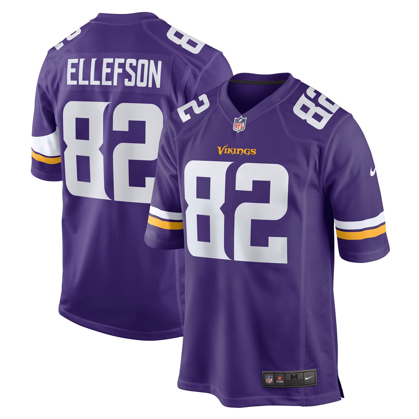 Ben Ellefson Minnesota Vikings Nike Game Jersey - Purple