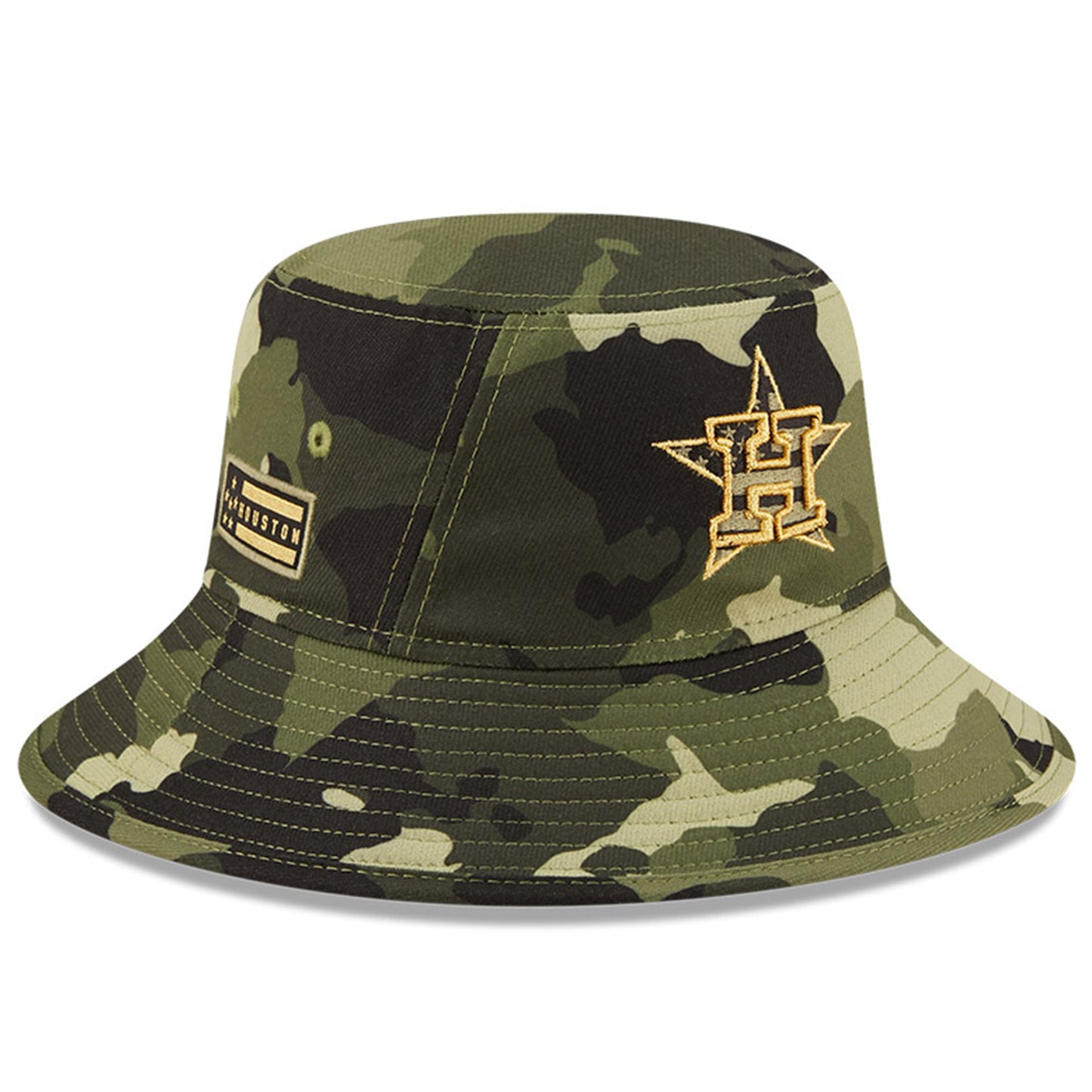 Houston Astros New Era 2022 Armed Forces Day Bucket Hat - Camo