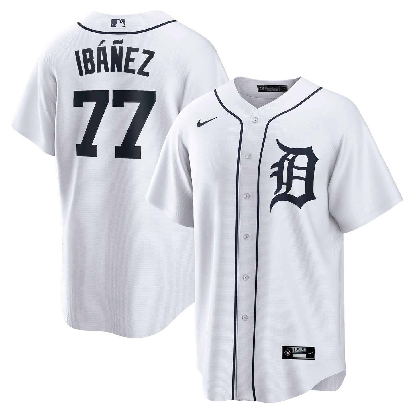 Andy Ibanez Detroit Tigers Nike Home Replica Player Jersey - White