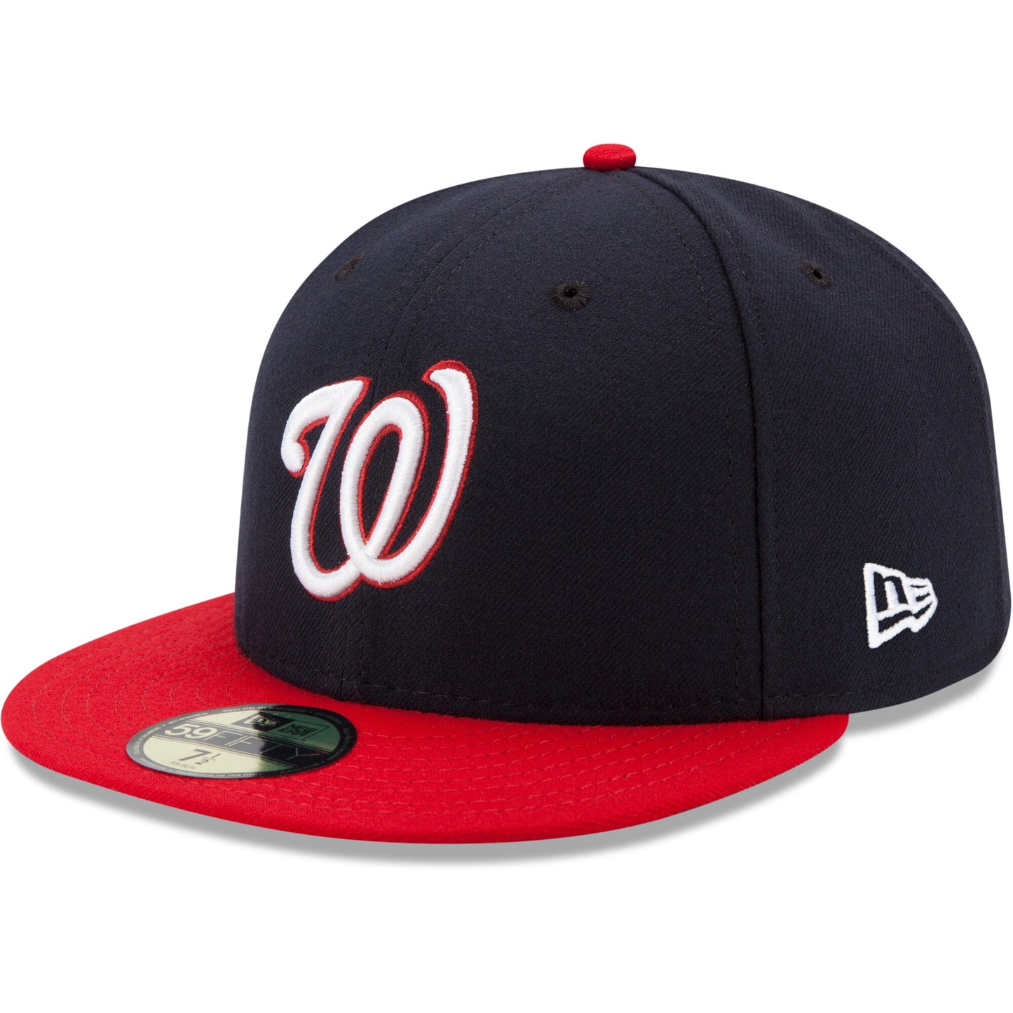 Washington Nationals New Era Alternate Authentic Collection On-Field 59FIFTY Fitted Hat - Navy/Red