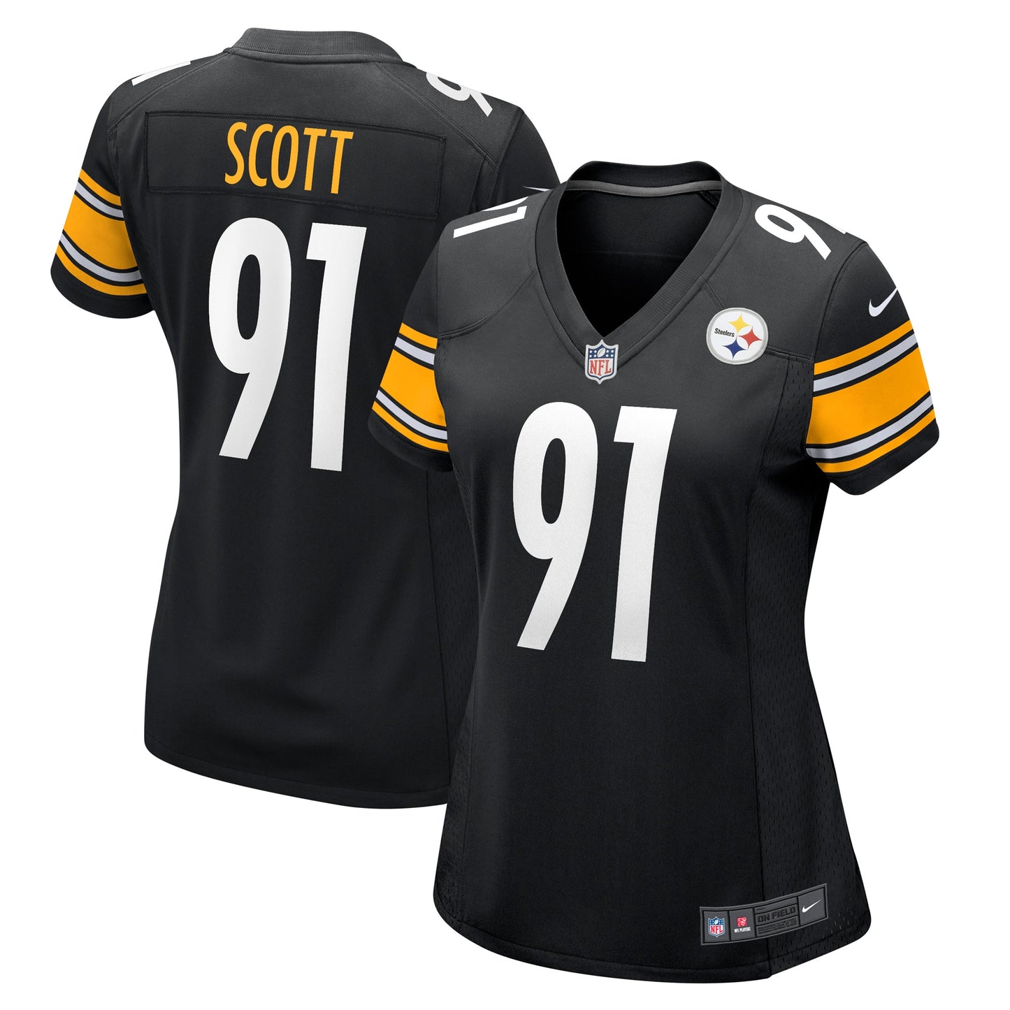 Delontae Scott Pittsburgh Steelers Nike Women's Game Player Jersey - Black