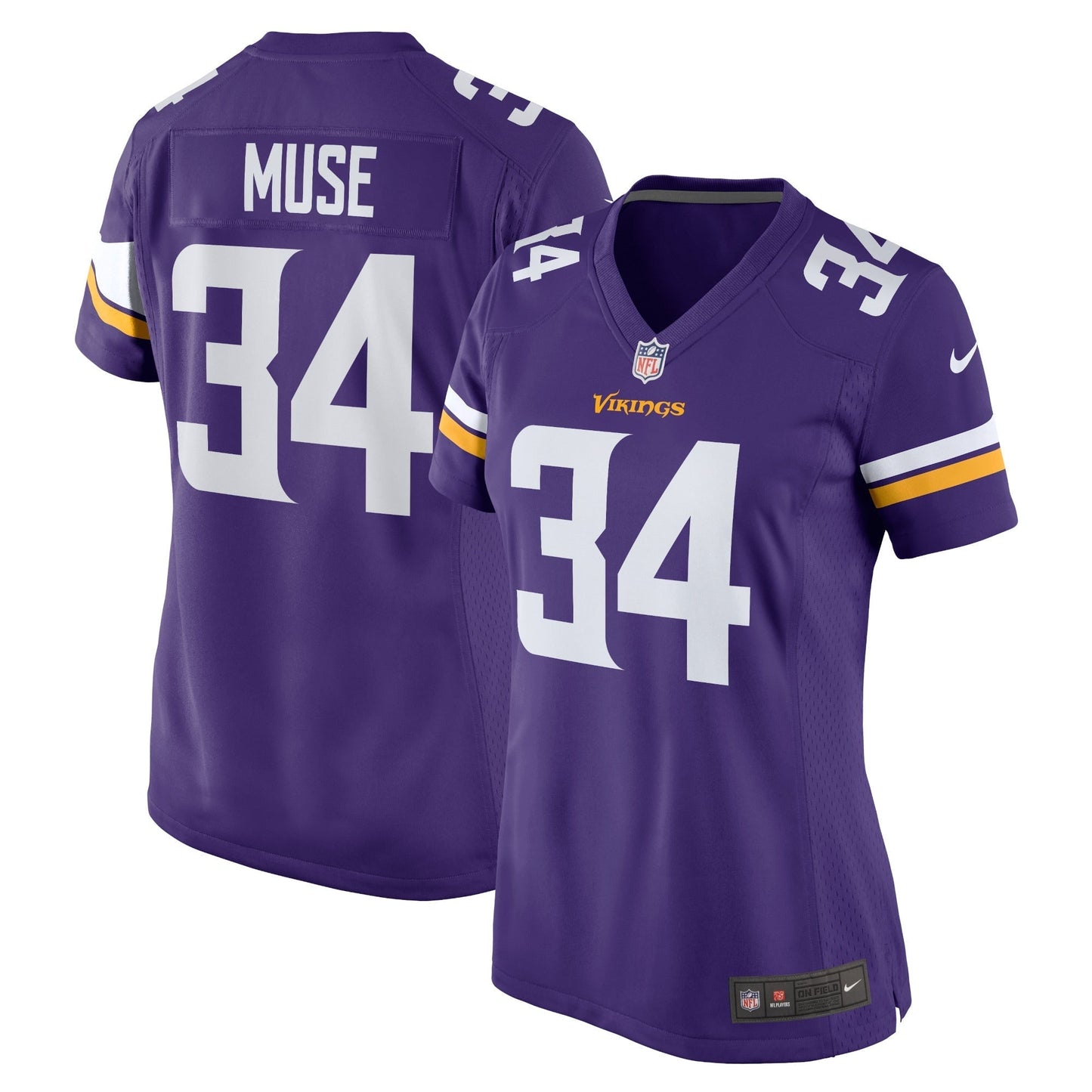 Women's Nike Nick Muse Purple Minnesota Vikings Home Game Player Jersey