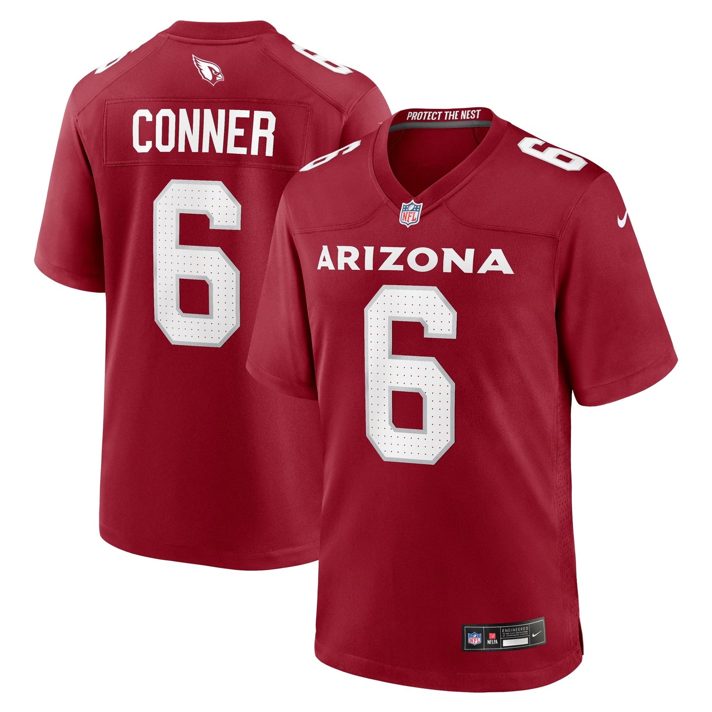 Men's Nike James Conner Cardinal Arizona Cardinals Home Game Jersey
