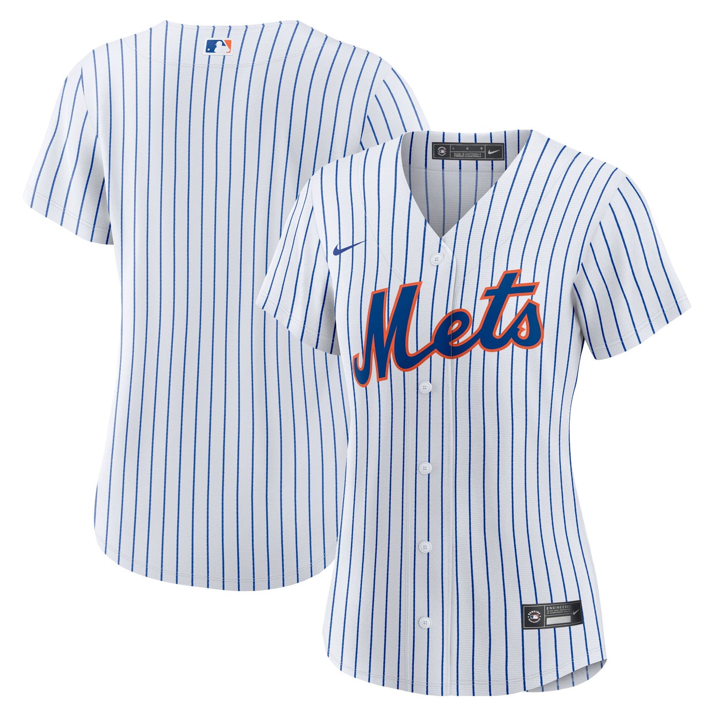 New York Mets Nike Women's Home Blank Replica Jersey - White