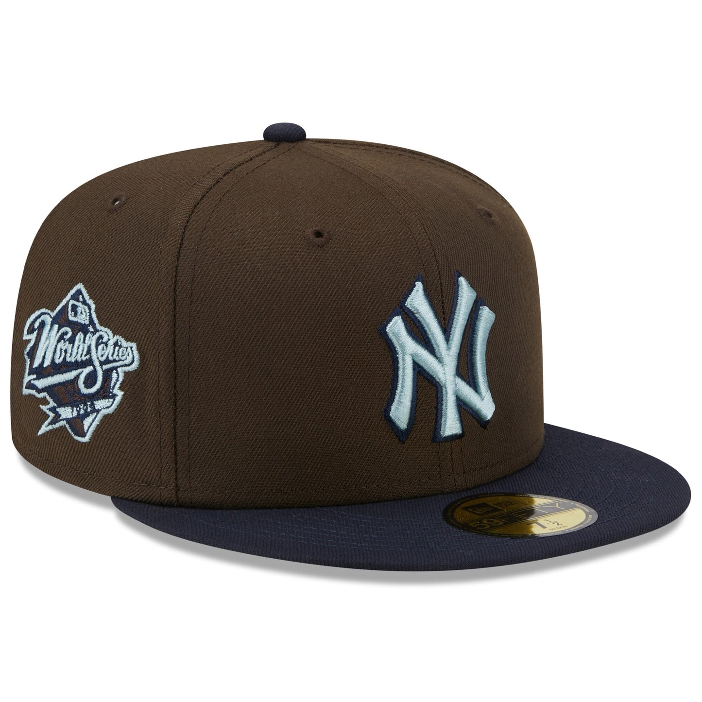 New York Yankees New Era 1999 World Series Walnut 9FIFTY Fitted Hat - Brown/Navy
