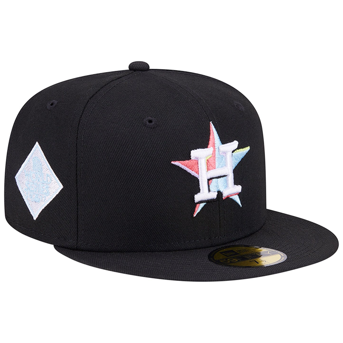 Houston Astros New Era Multi-Color Pack 59FIFTY Fitted Hat - Black