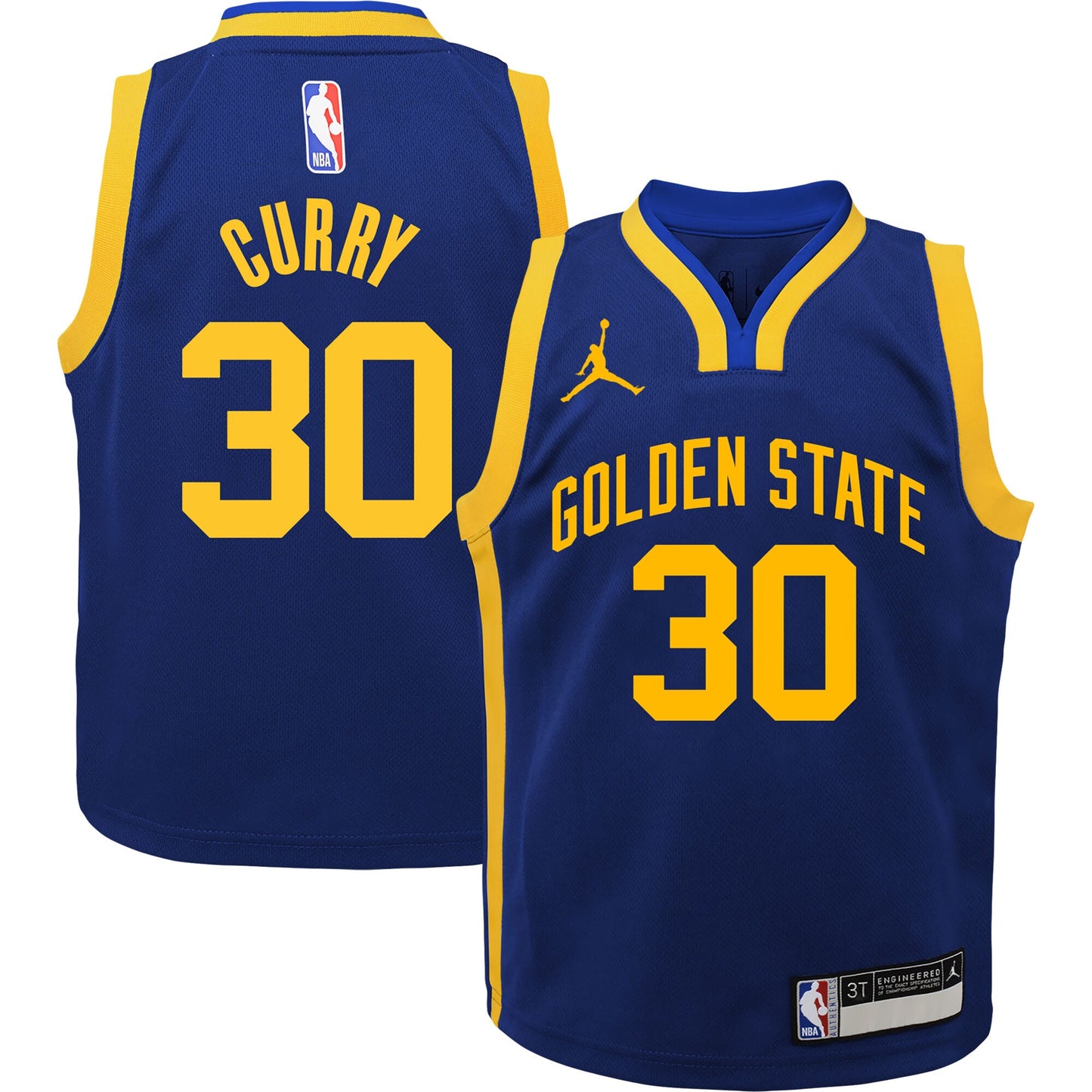 Stephen Curry Golden State Warriors Jordans Brand Preschool 2022/23 Statement Edition Jersey - Royal