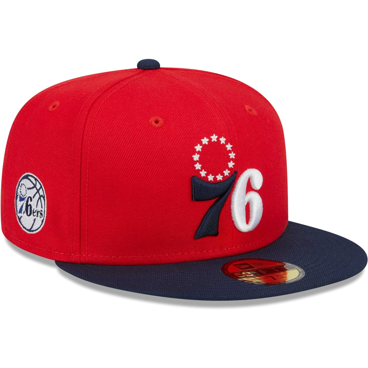 Philadelphia 76ers New Era 59FIFTY Fitted Hat - Red/Navy