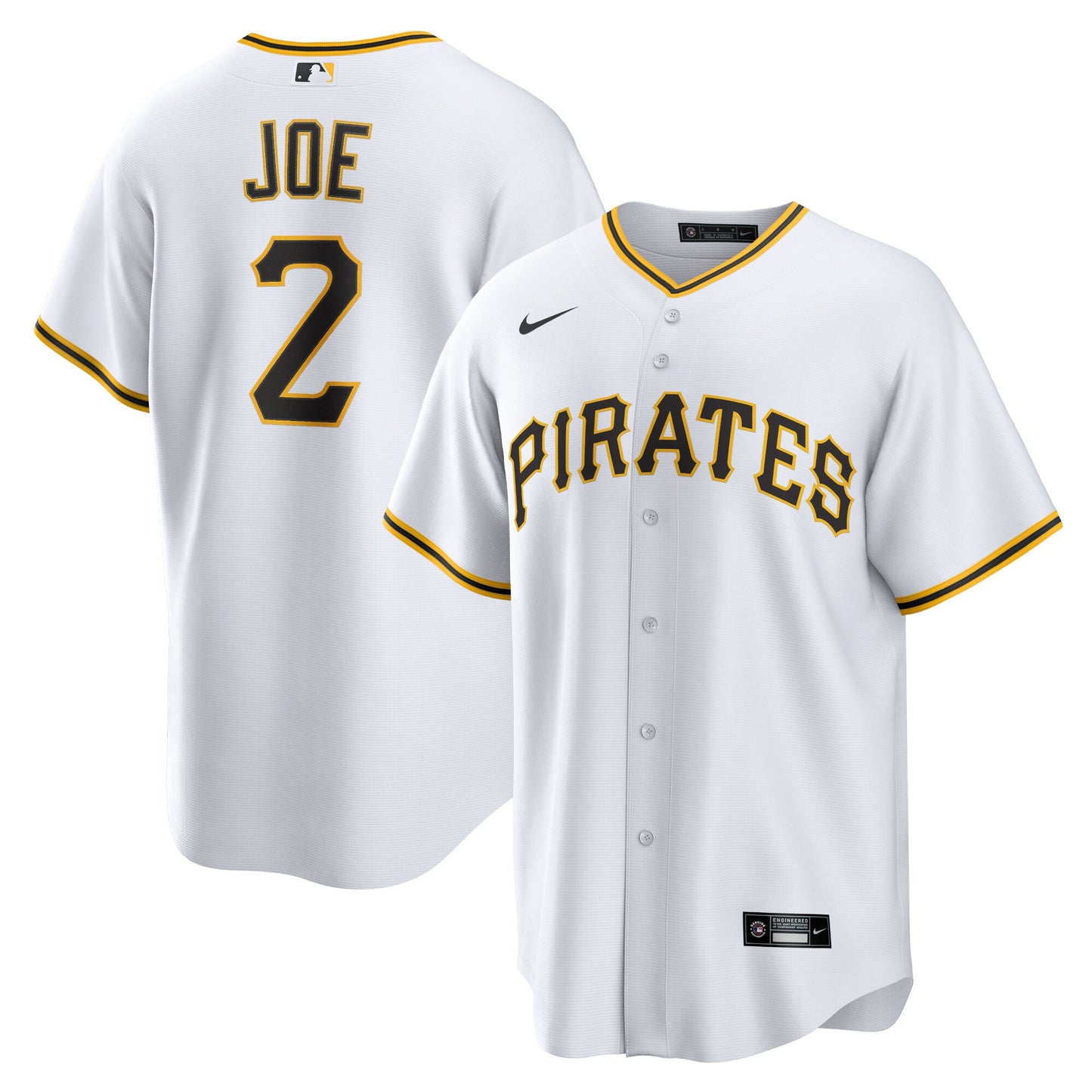 Connor Joe Pittsburgh Pirates Nike Home Replica Jersey - White
