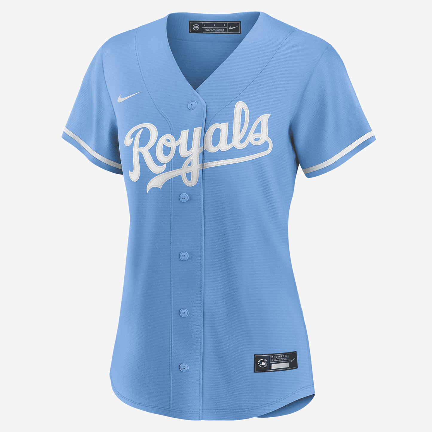 MLB Kansas City Royals Women's Replica Baseball Jersey - Light Blue