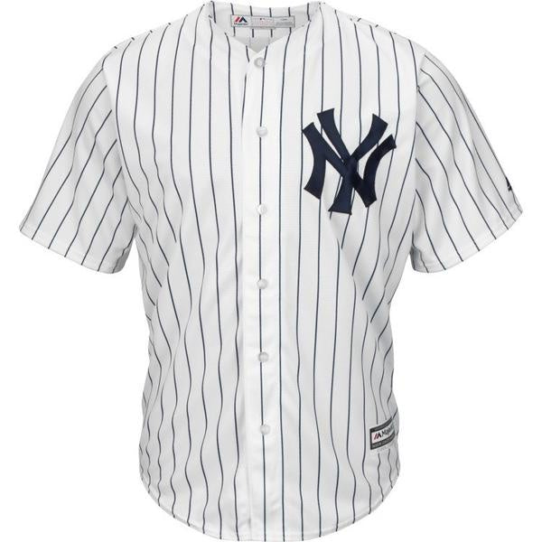 Mens New York Yankees Replica Blank Cool Base Home Jersey By Majestic