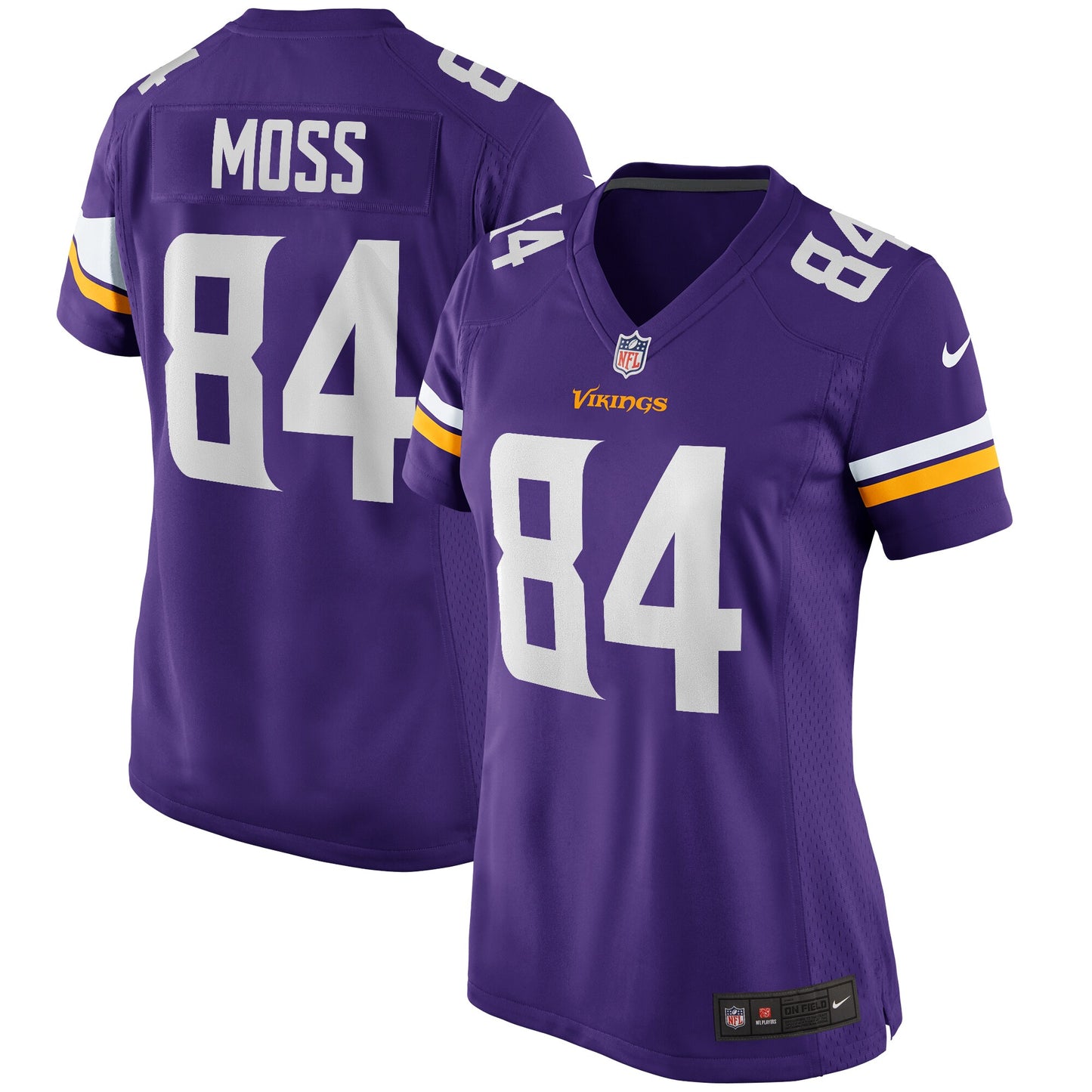Randy Moss Minnesota Vikings Nike Women's Game Retired Player Jersey - Purple