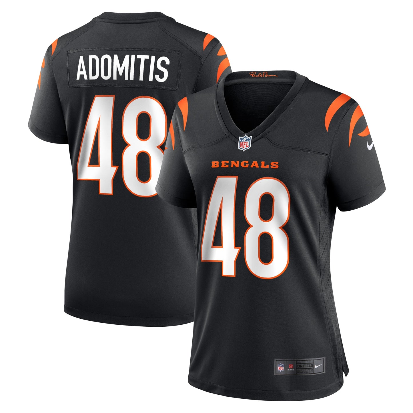 Cal Adomitis Cincinnati Bengals Nike Women's Game Player Jersey - Black