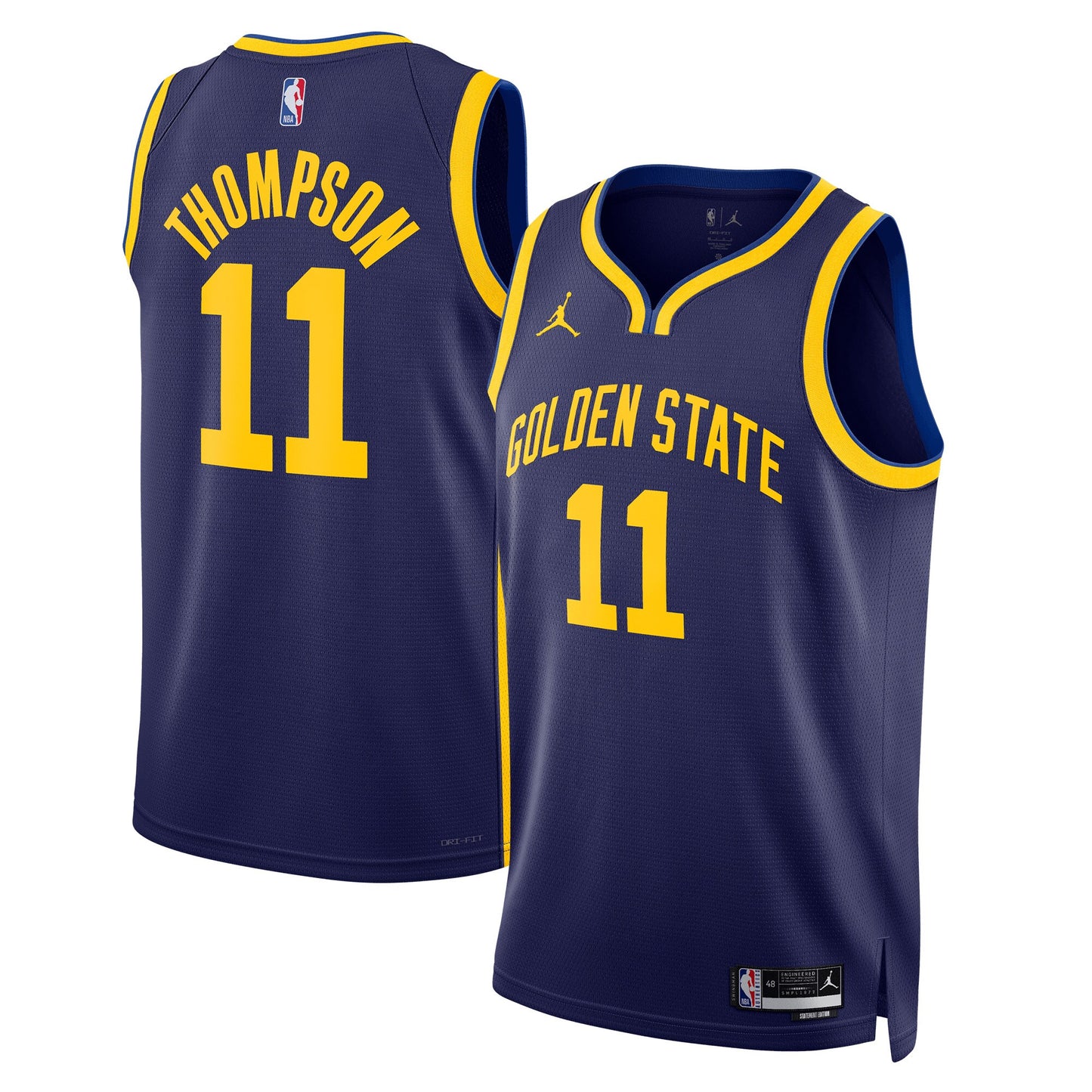 Klay Thompson Golden State Warriors Jordans Brand Unisex Swingman Jersey - Statement Edition - Navy