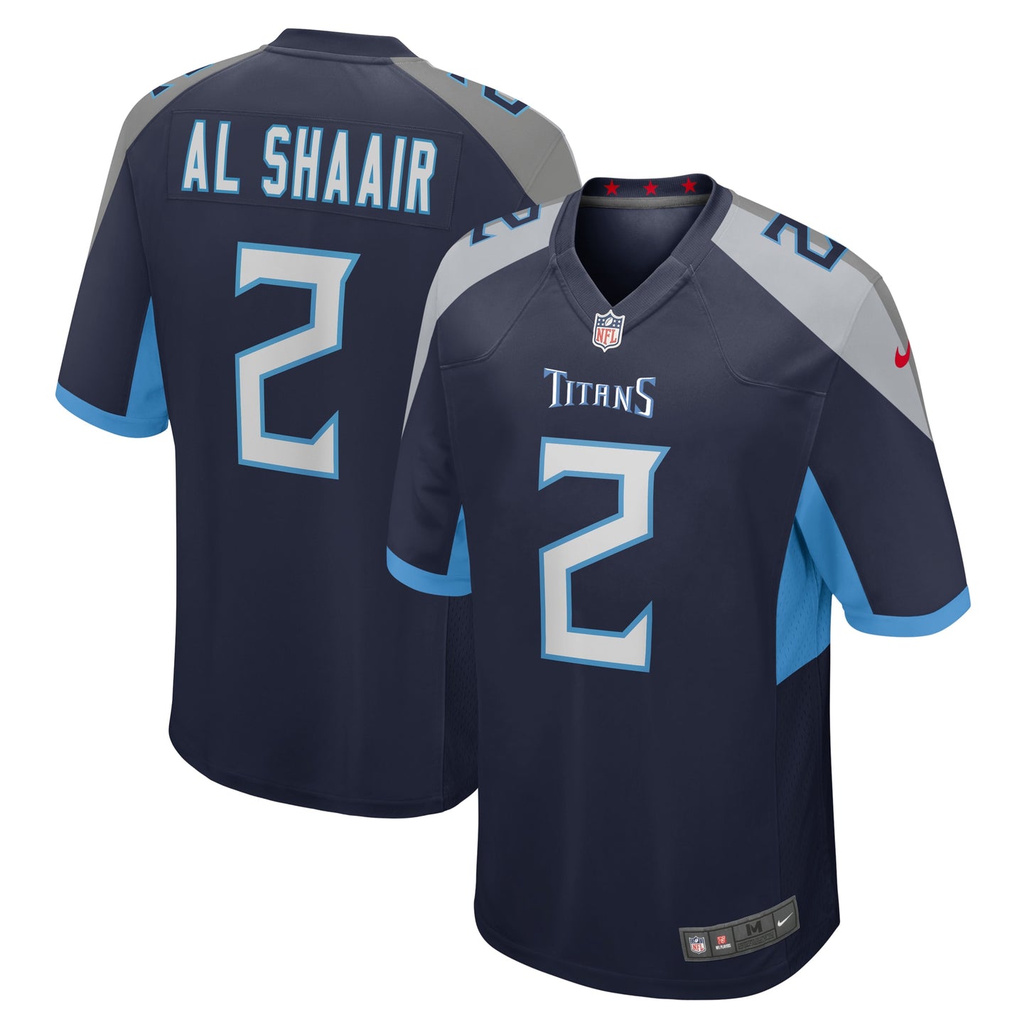 Azeez Al-Shaair Tennessee Titans Nike Game Jersey - Navy
