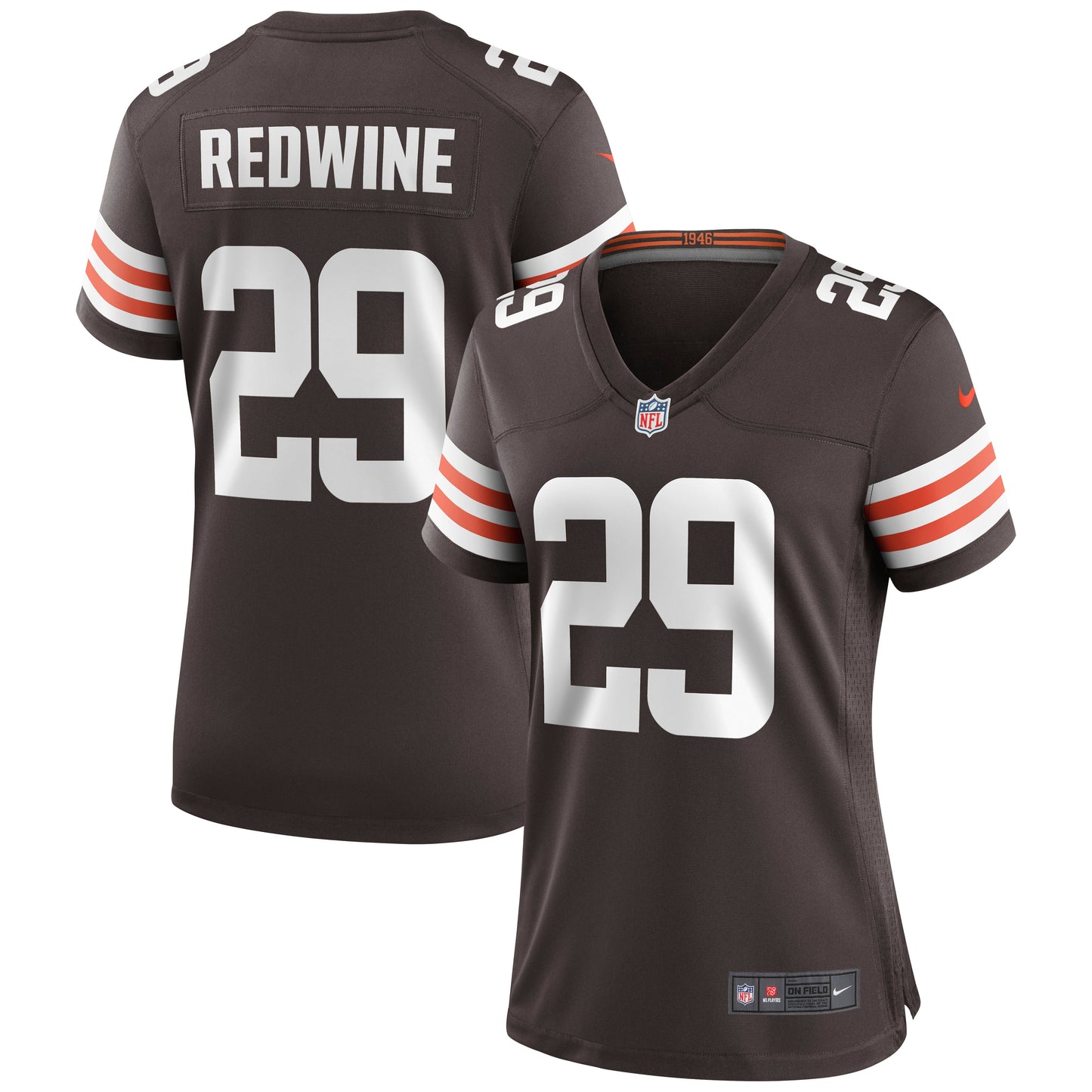 Sheldrick Redwine Cleveland Browns Nike Women's Game Jersey - Brown