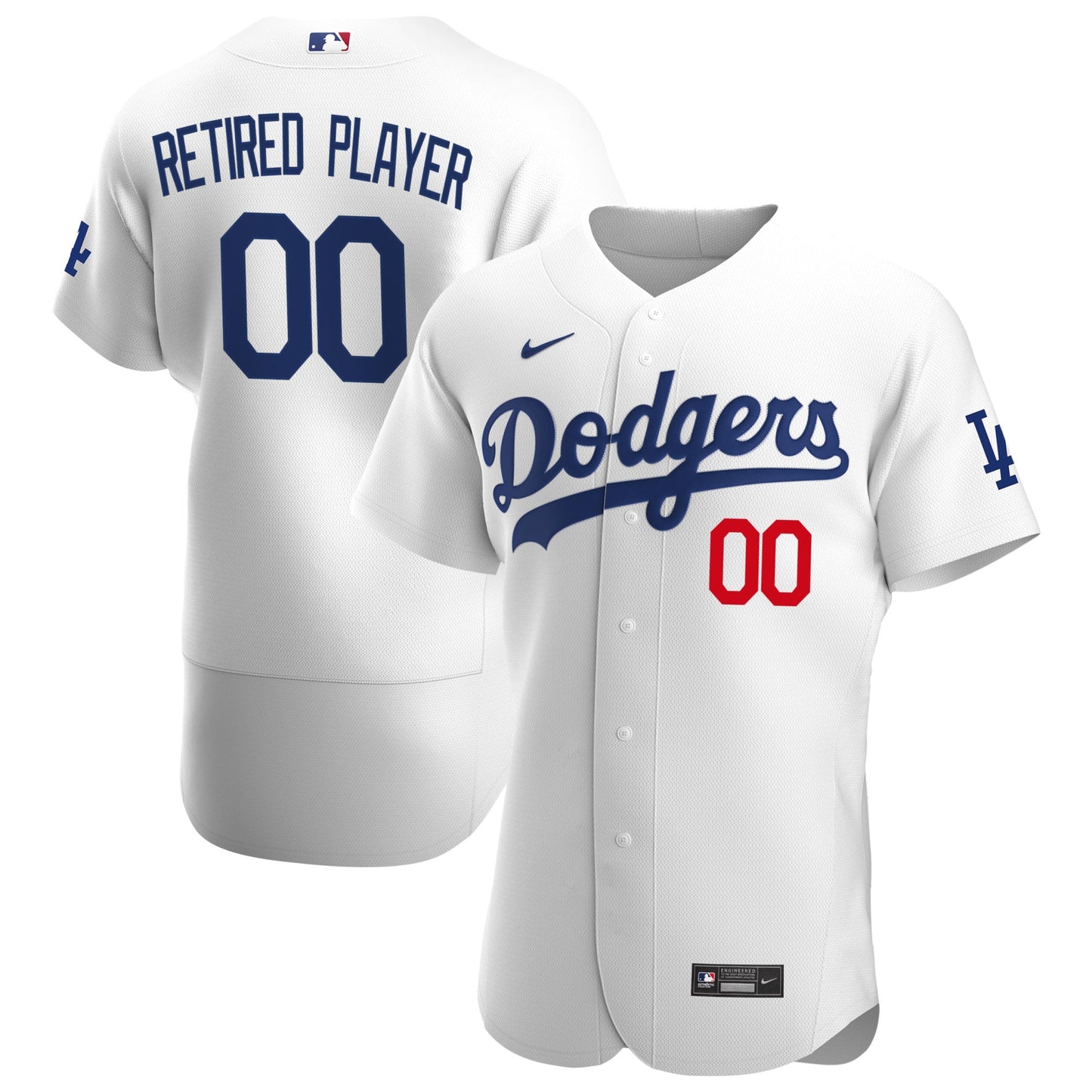 Los Angeles Dodgers Nike Home Pick-A-Player Retired Roster Authentic Jersey - White