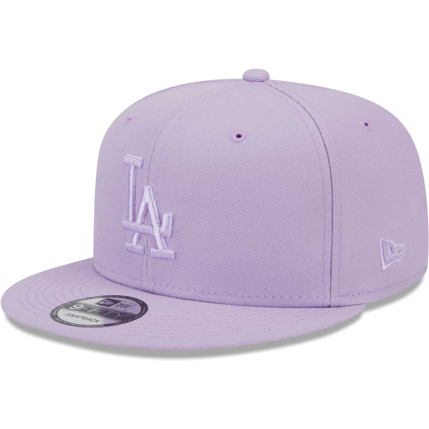 Los Angeles Dodgers New Era Spring Color Basic 9FIFTY Snapback Hat - Lavender