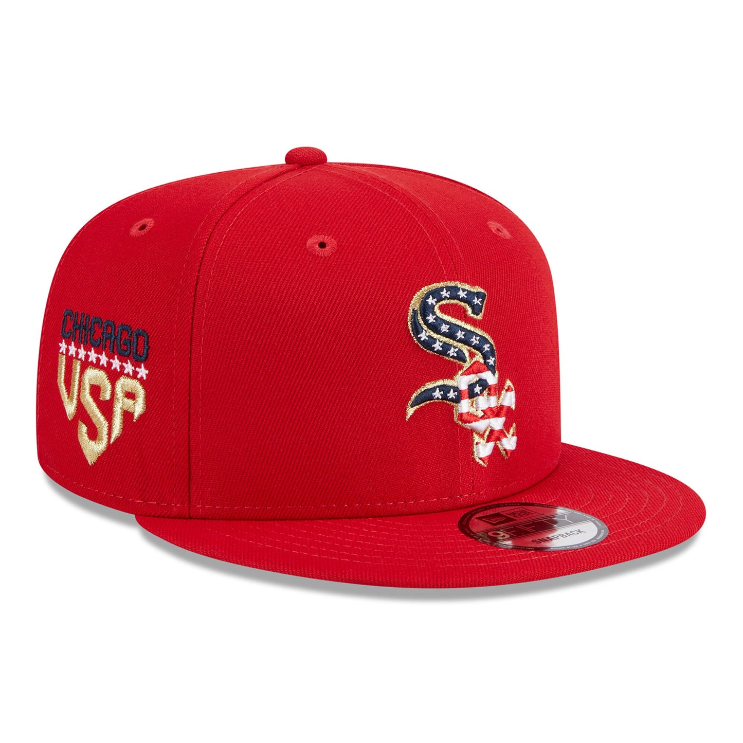 Chicago White Sox New Era 2023 Fourth of July 9FIFTY Snapback Adjustable Hat - Red