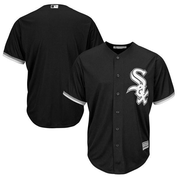 Youth Chicago White Sox Majestic Replica Black Alternate Cool Base Blank Jersey