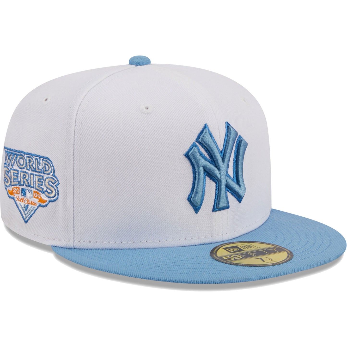 New York Yankees New Era Sky 59FIFTY Fitted Hat - White