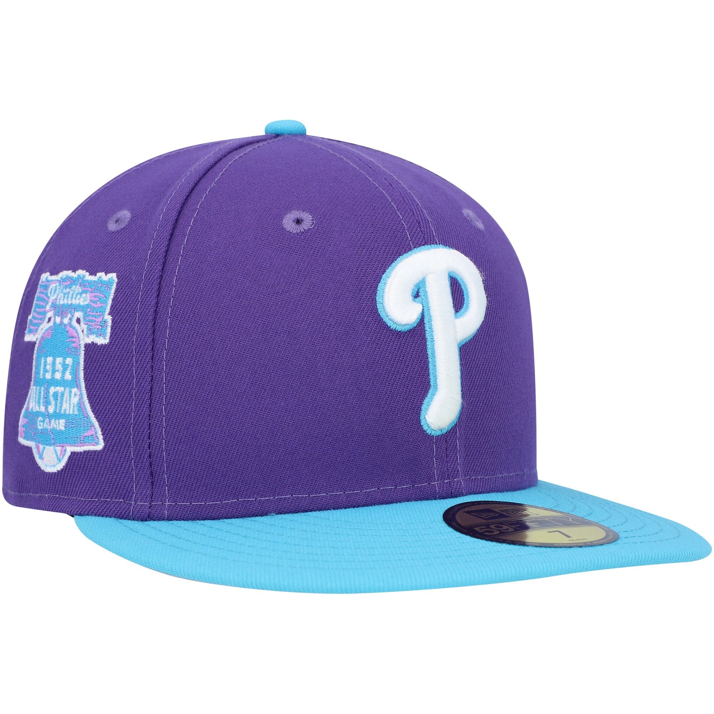 Philadelphia Phillies New Era Vice 59FIFTY Fitted Hat - Purple