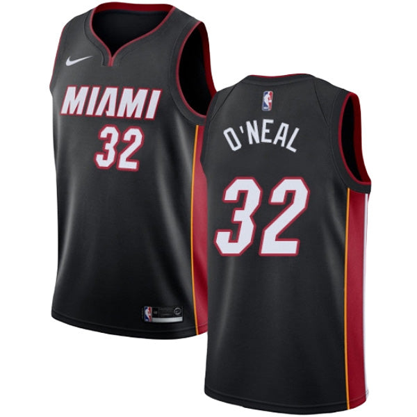 Men's Miami Heat Shaquille O'Neal Icon Edition Jersey - Black