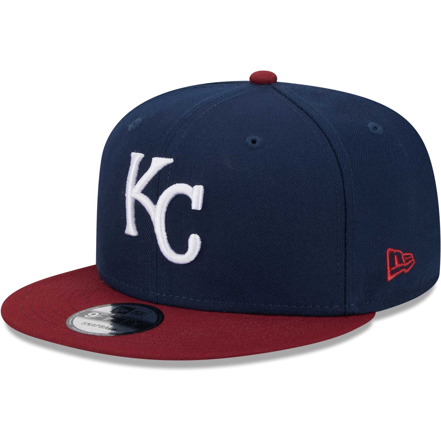 Kansas City Royals New Era Two-Tone Color Pack 9FIFTY Snapback Hat - Navy