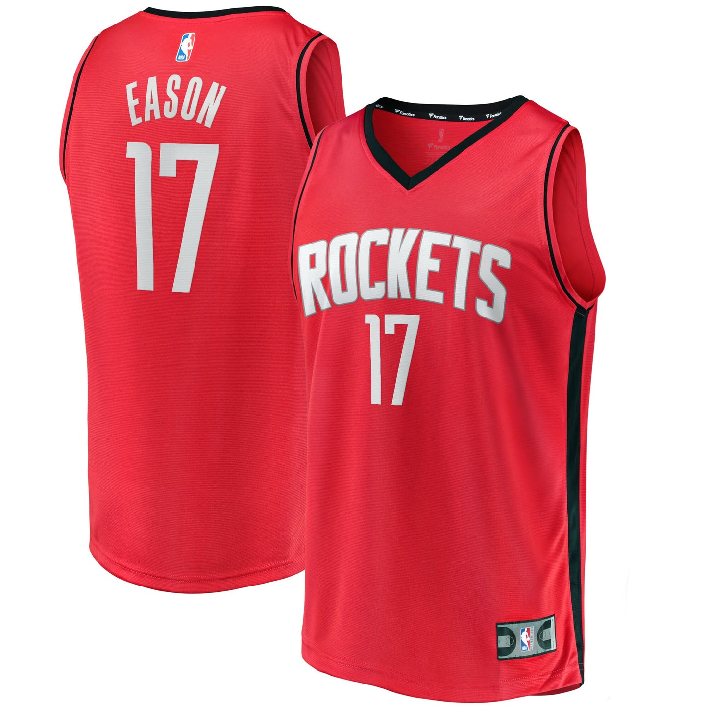 Tari Eason Houston Rockets Fanatics Branded 2022 NBA Draft First Round Pick Fast Break Replica Player Jersey - Icon Edition - Red
