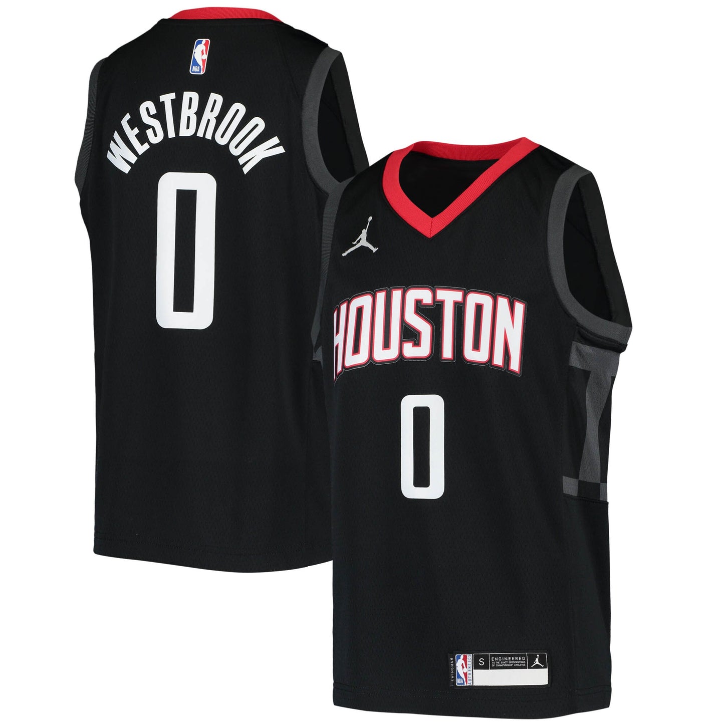 Russell Westbrook Houston Rockets Nike Youth 2020/21 Swingman Player Jersey - Black - Statement Edition