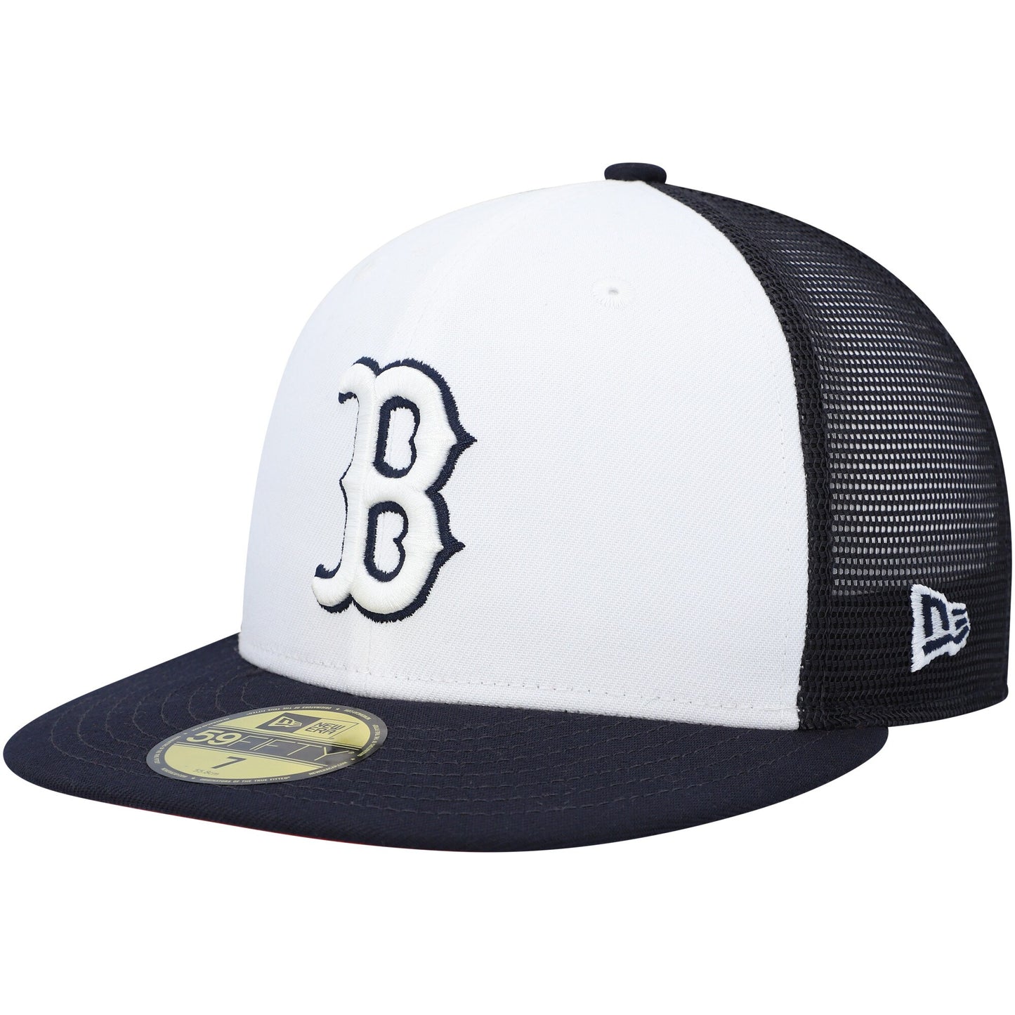 Boston Red Sox New Era 2023 On-Field Batting Practice 59FIFTY Fitted Hat - White/Navy