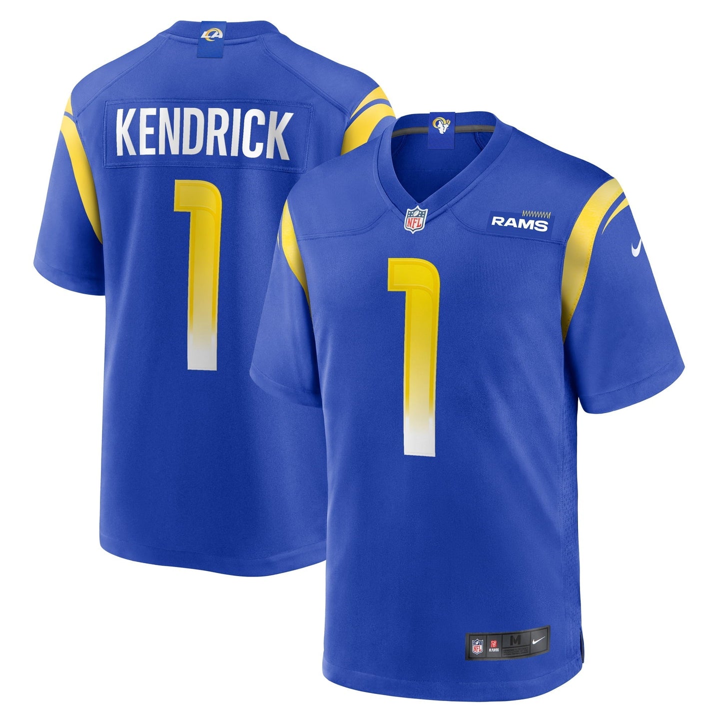 Men's Nike Derion Kendrick Royal Los Angeles Rams Home Game Jersey