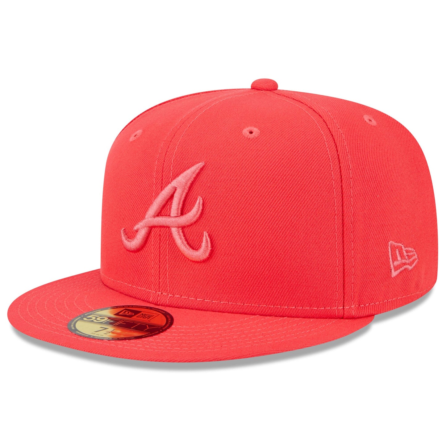 Atlanta Braves New Era 2023 Spring Color Basic 59FIFTY Fitted Hat - Red