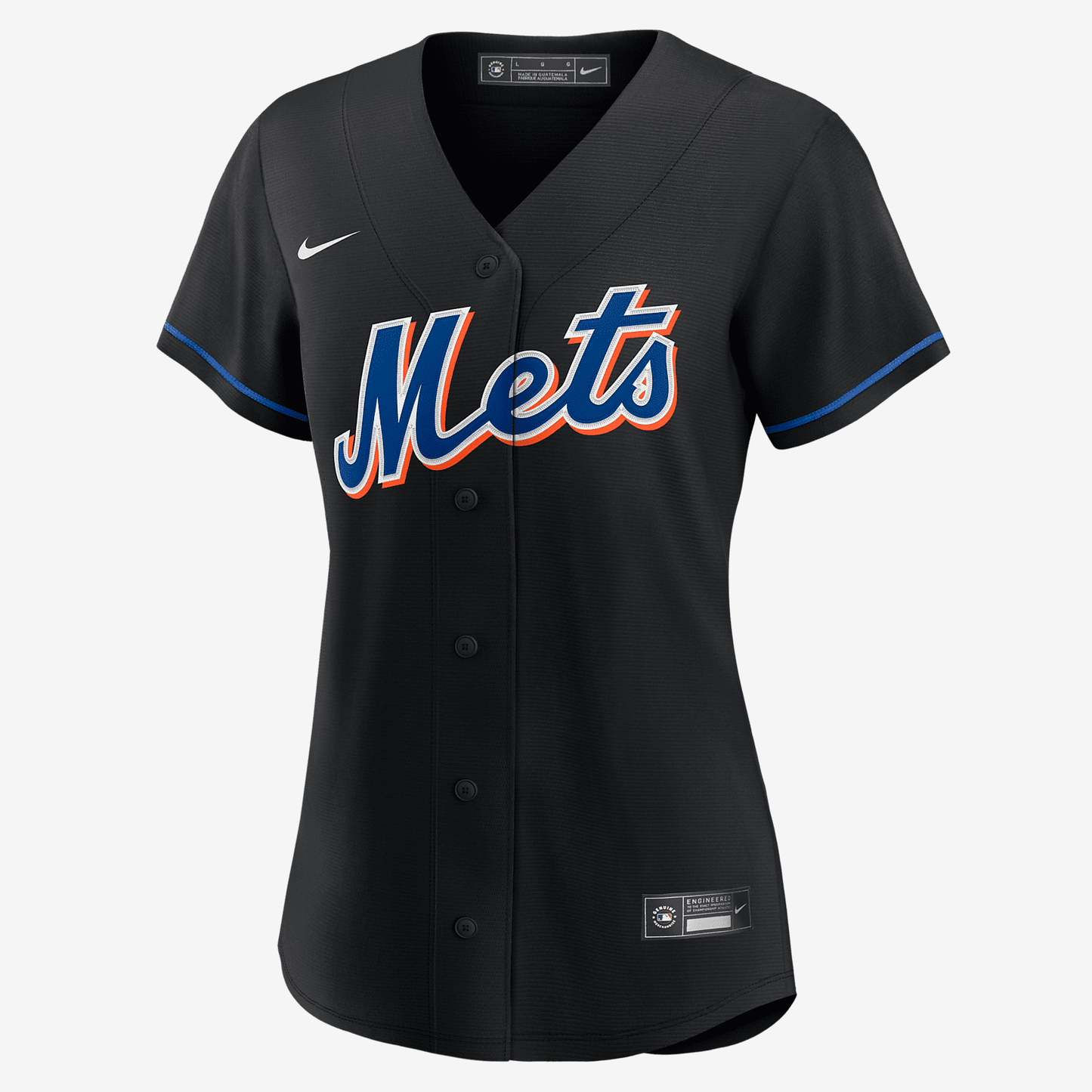 MLB New York Mets Women's Replica Baseball Jersey - Black