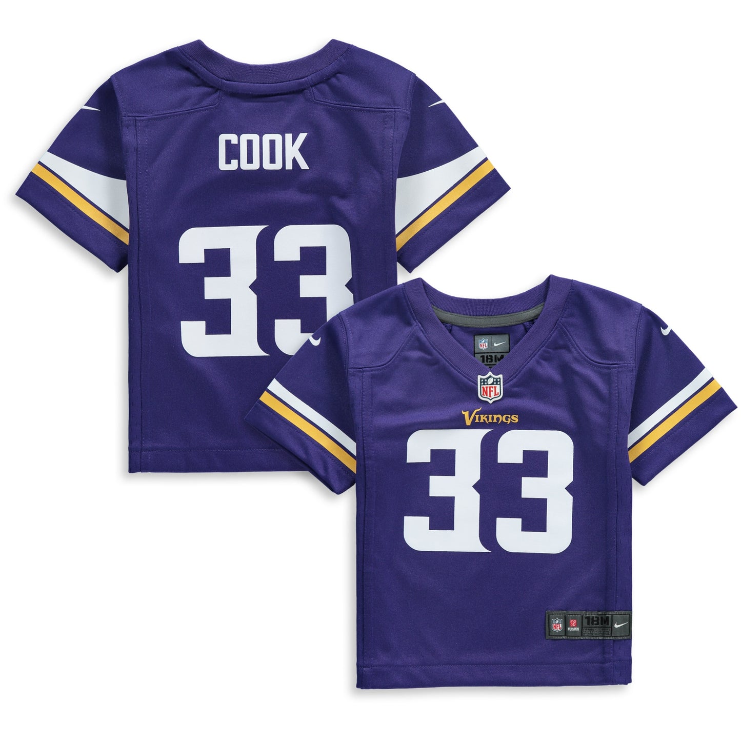 Dalvin Cook Minnesota Vikings Nike Infant Player Game Jersey - Purple