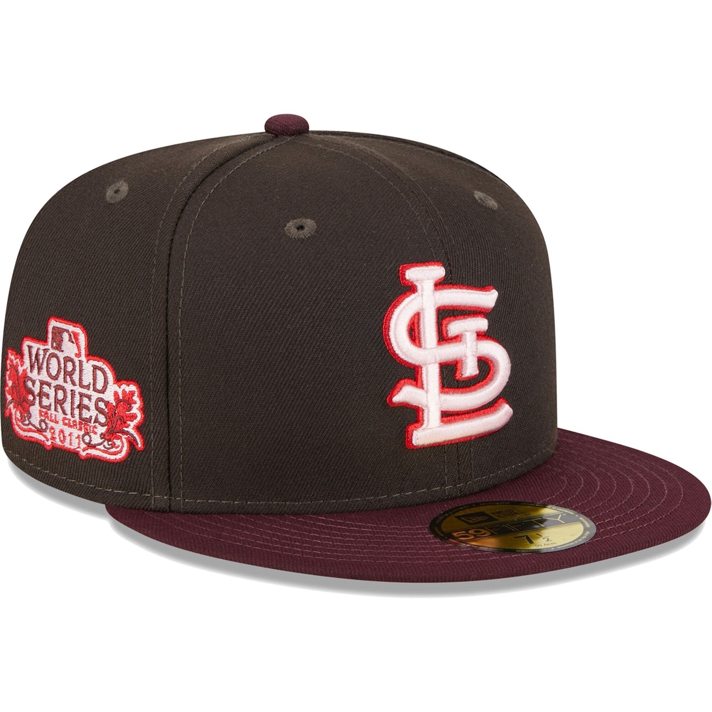 St. Louis Cardinals New Era Chocolate Strawberry 59FIFTY Fitted Hat - Brown/Maroon