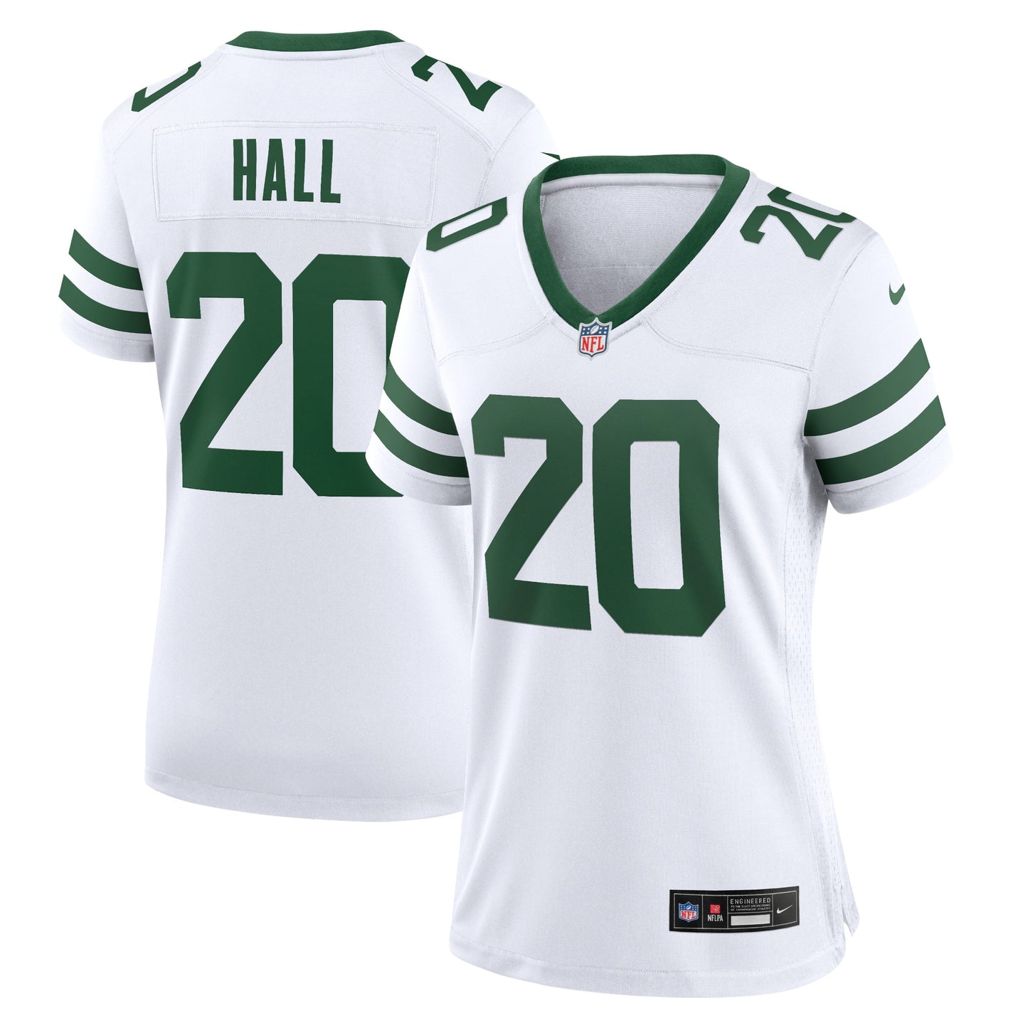 Breece Hall New York Jets Nike Women's Player Jersey - White