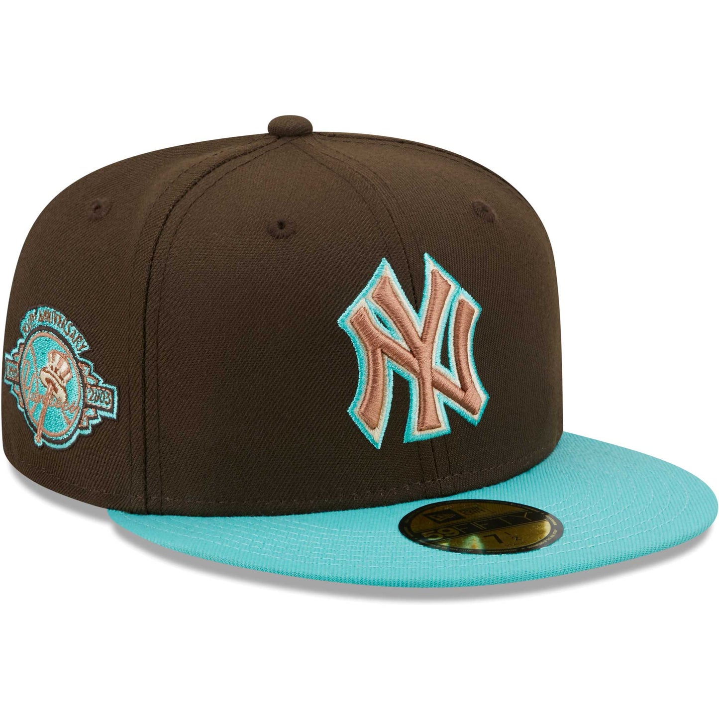 New York Yankees New Era Walnut Mint 59FIFTY Fitted Hat - Brown/Mint
