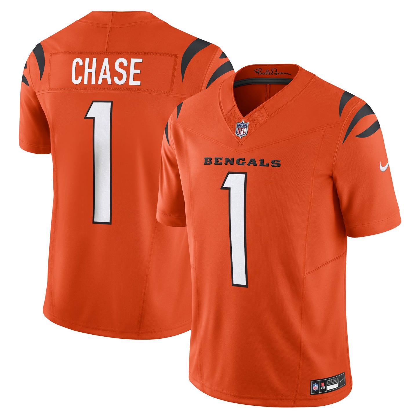 Ja'Marr Chase Cincinnati Bengals Nike Vapor F.U.S.E. Limited Jersey - Orange