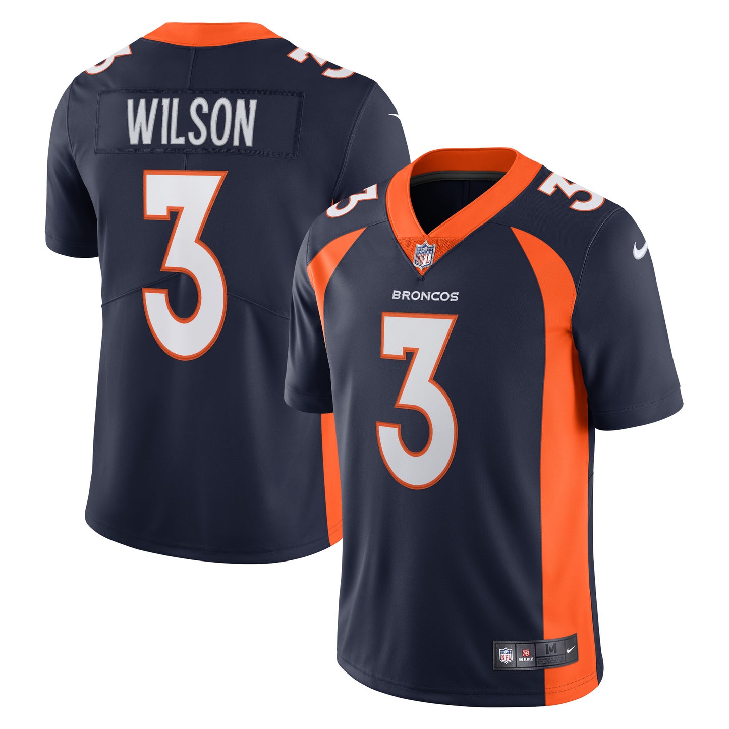 Russell Wilson Denver Broncos Nike Alternate Vapor Limited Jersey - Navy