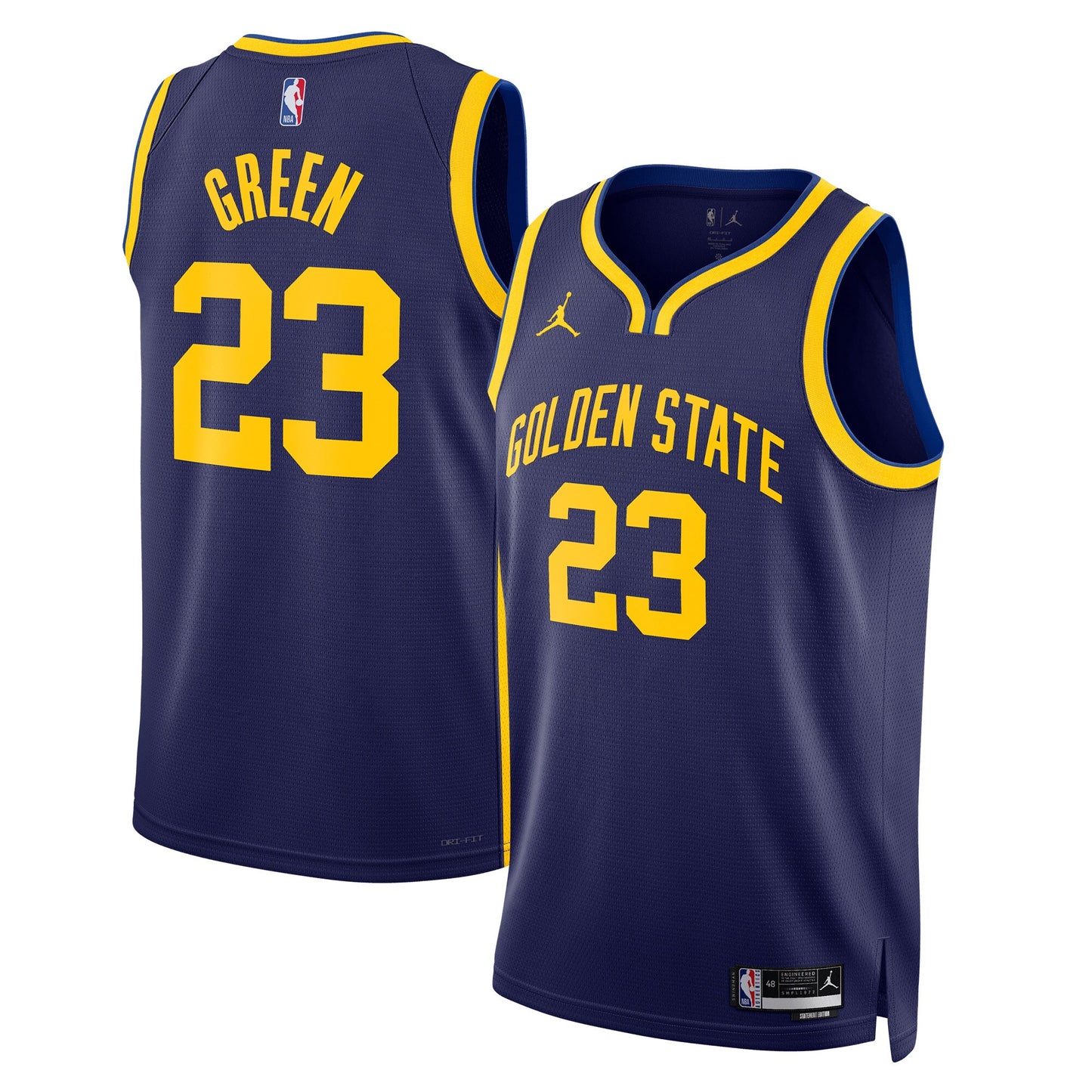 Draymond Green Golden State Warriors Jordans Brand Unisex Swingman Jersey - Statement Edition - Navy