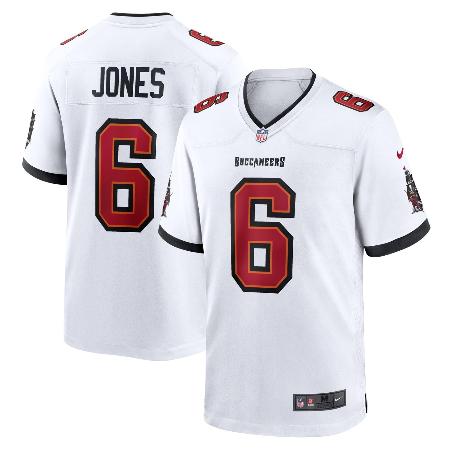 Men's Nike Julio Jones White Tampa Bay Buccaneers Player Game Jersey
