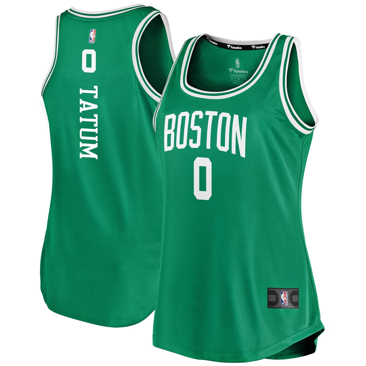 Jayson Tatum Boston Celtics Fanatics Branded Women's Fast Break Team Tank Jersey - Icon Edition - Kelly Green
