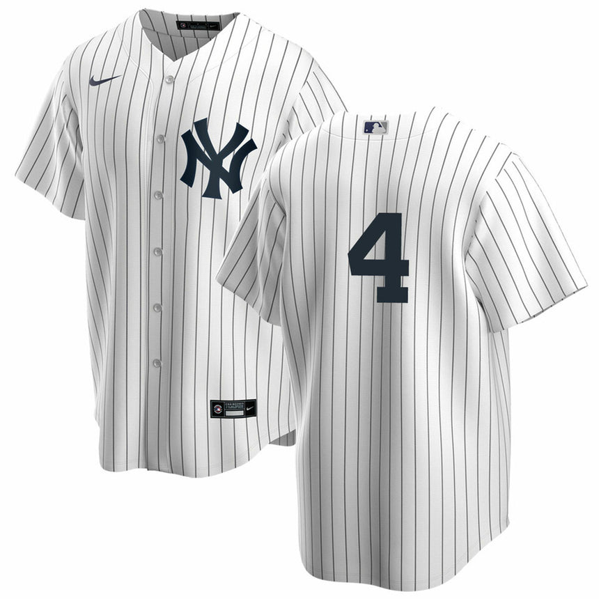 Men's Lou Gehrig White New York Yankees Home Official Replica Player Jersey