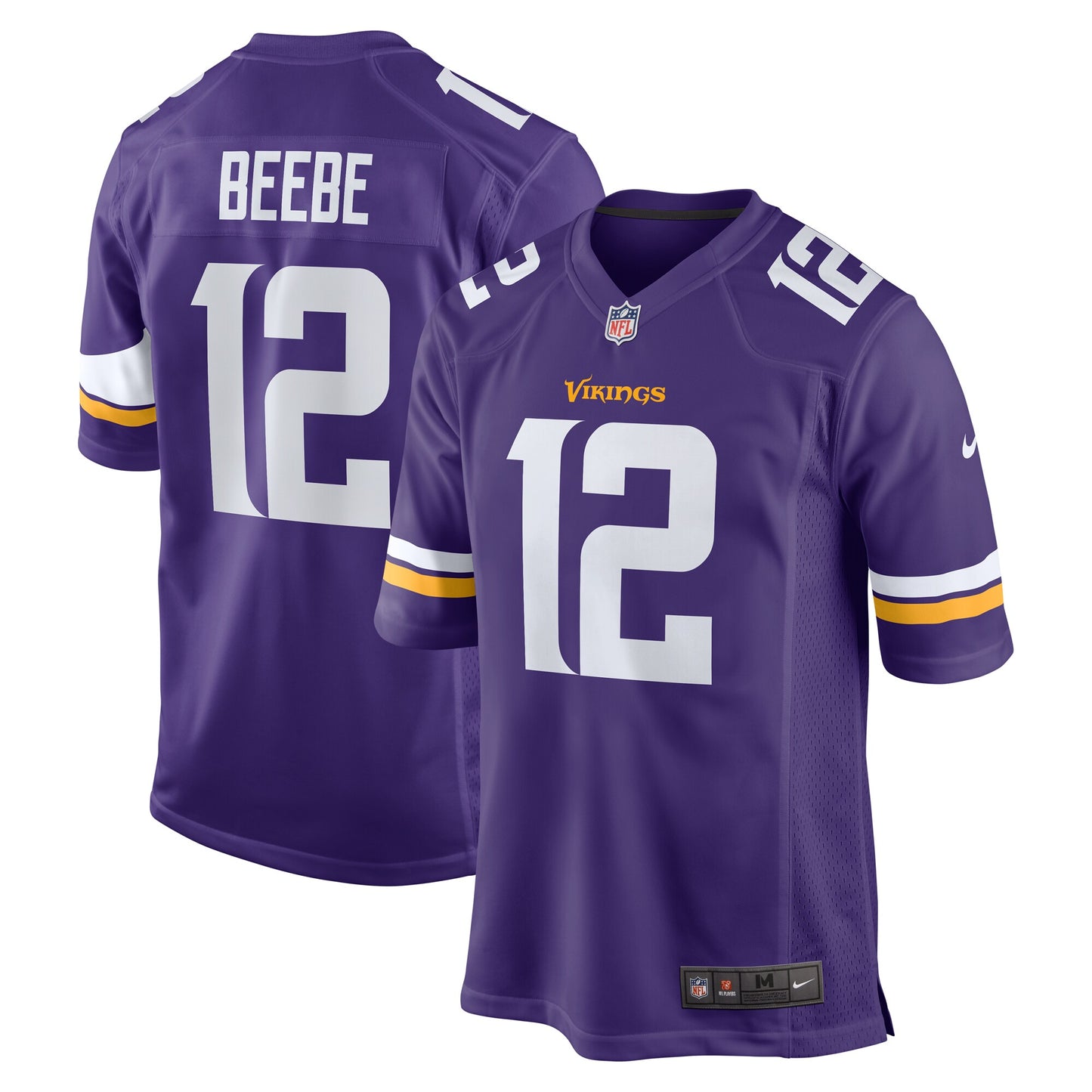 Chad Beebe Minnesota Vikings Nike Game Jersey - Purple
