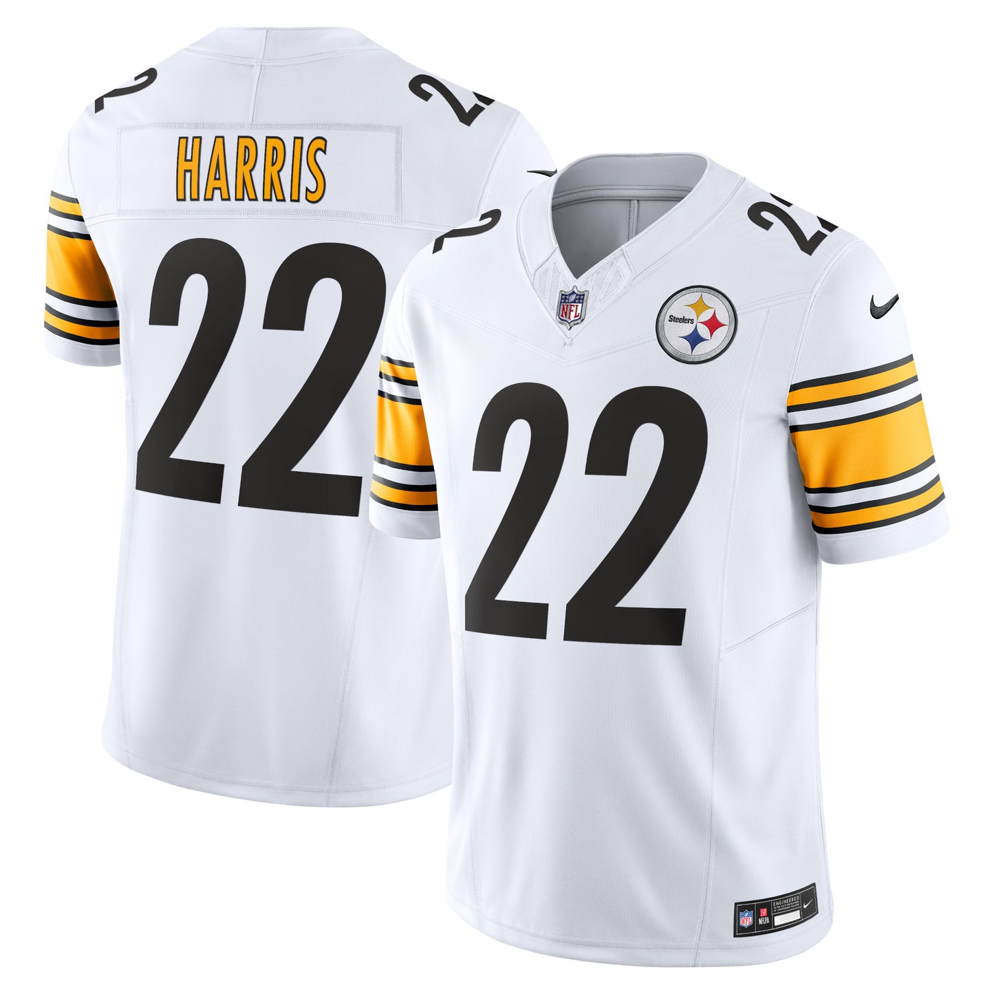 Najee Harris Pittsburgh Steelers Nike Vapor F.U.S.E. Limited Jersey - White