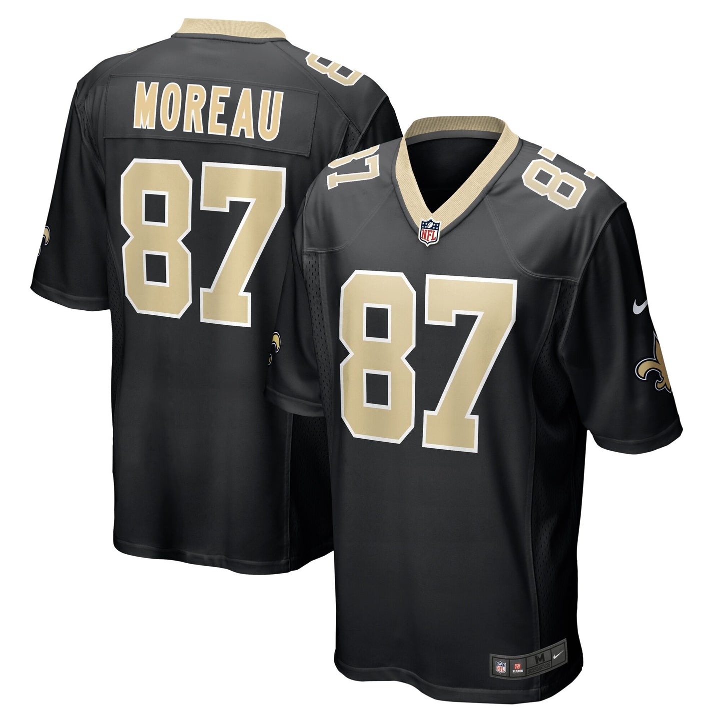 Foster Moreau New Orleans Saints Nike Team Game Jersey - Black